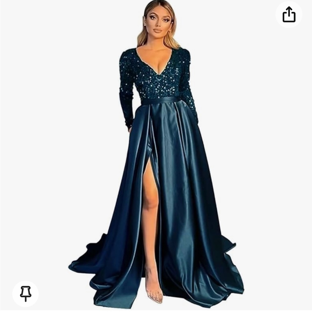 Teal dress. Size 18 plus. Brand new.